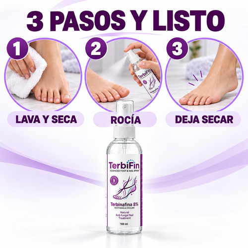 TerbiFin · Spray Antihongos