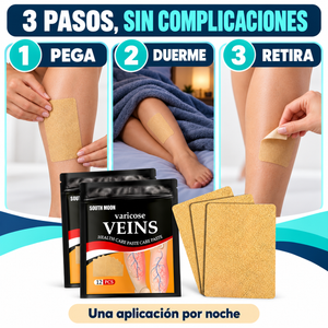 Tres pasos: pega, duerme, retira