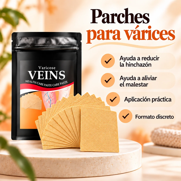 Parches para várices: reduce la hinchazón, alivia el malestar, aplicación práctica y formato discreto